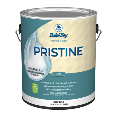 Designed to inspire, Pristine represents Dutch Boy® Paints’ most premium paint to date, combining top-tier endurance with elegant, professional-looking results. Pristine is ideal for homeowners seeking exceptional performance and a high-end aesthetic.