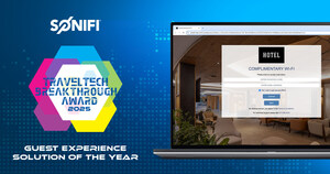 SONIFI's Network Authentication and Management Platform Wins "Guest Experience Solution of the Year" Award from TravelTech Breakthrough