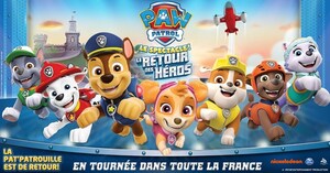 TOUS LES HÉROS SONT APPELÉS À LA RESCOUSSE ! Rejoignez la Pat' Patrouille® dans "Le Retour des Héros", le tout nouveau spectacle live signé Nickelodeon et VStar.
