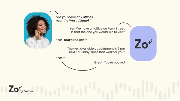 Zocdoc Launches Zo by Zocdoc, an AI Phone Assistant that Vanquishes ...
