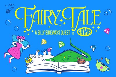 Fairytale CAMP, A Silly Sideways Quest at CAMP - An original interactive journey through Enchanted Hollow, launching May 2025.