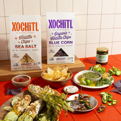 Xochitl's tortilla chips and salsas made from authentic recipes