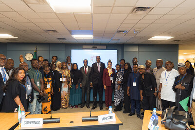 Olayemi Cardoso, Governor of Central Bank of Nigeria with members of the Nigerian Diaspora