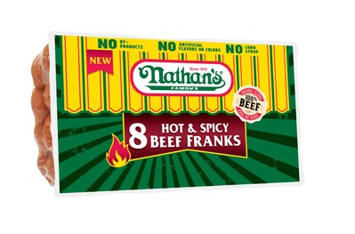 Nathan’s Famous Introduces the new Hot & Spicy Beef Frank