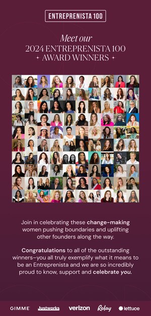 Entreprenista Honors 100 Trail-blazing Women Entrepreneurs in Annual Awards
