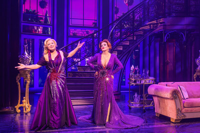 CMU alumna Megan Hilty and fellow nominee Jennifer Simard in "Death Becomes Her" - Photo by Matthew Murphy and Evan Zimmerman