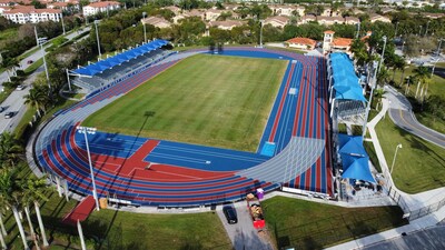 The Mondo Super X 720 track at Ansin Sports Complex was expertly installed in 2024 by GeoSurfaces, a TenCate company.