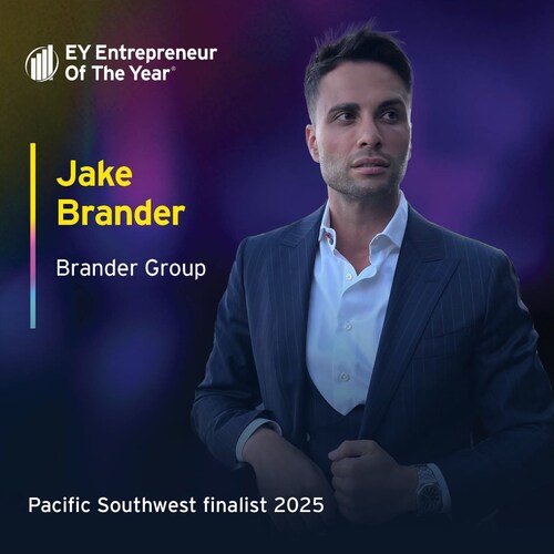 Jake Brander Ernst & Young Entrepreneur of the Year Finalist