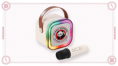 Exclusive Pandaoke Kit with a Panda Family Meal purchase at select locations, while supplies last