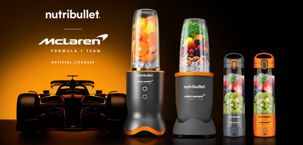The limited-edition nutribullet® x McLaren F1 Team collection