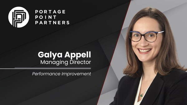 Galya Appell joins Portage Point Partners Performance Improvement Practice as Managing Director Galya Appell joins Portage Point Partners Performance Improvement Practice as Managing Director