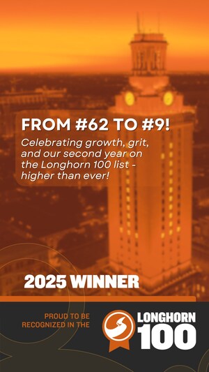 Strategar Earns Top 10 Spot in Longhorn 100, Reflecting Continued Business Momentum and Purpose-Driven Growth