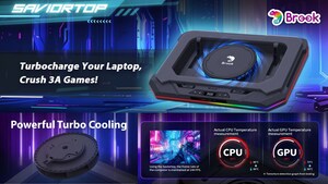 Born for Gaming: Brook Saviortop Gaming Laptop Cooler Launches!