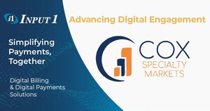 Cox Specialty Markets Expands Relationship with Input 1 to Include Input 1 Payments