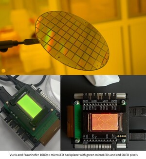 Vuzix and Fraunhofer IPMS Announce Major Milestone in Custom MicroLED Backplane Development