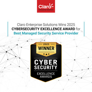 Claro Enterprise Solutions Wins 2025 Cybersecurity Excellence Award for Best Managed Security Service Provider