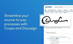 Docusign CLM Connector for Coupa Certified as Coupa Total Spend Management Platform Ready