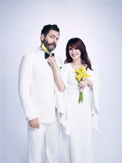 Unscripted and Unfiltered with Nick Offerman and Megan Mullally. Image credit Emily Shur (PRNewsfoto/新南威爾士州旅遊局)