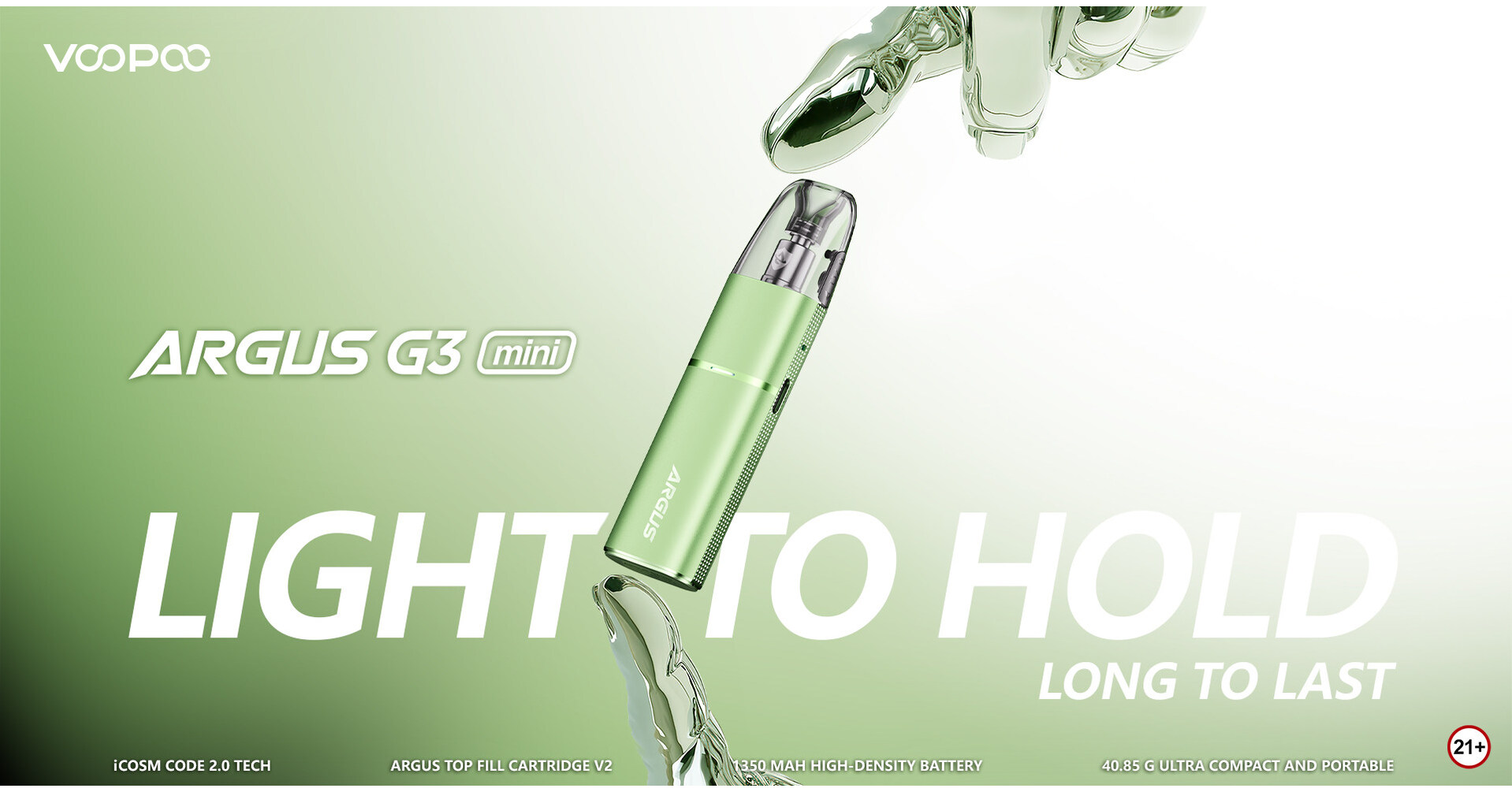 The New ARGUS G3 mini with iCOSM CODE 2.0: Power and Portability in an  Ultra-Light 40.85 g Design