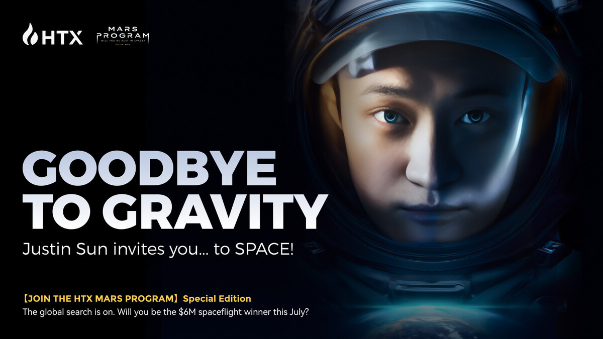 HTX and Justin Sun Launch $6M Mars Program Special Edition, Offering One  User a Historic Space Journey