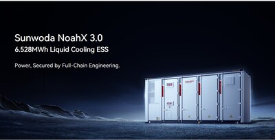 Sunwoda NoahX 3.0 6.528MWh Liquid-Cooling ESS Launched (PRNewsfoto/Sunwoda Energy)