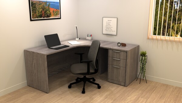 Corner Desk With Storage