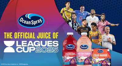 Ocean Spray Becomes Official Juice Sponsor of Leagues Cup (PRNewsfoto/Ocean Spray Cranberries, Inc.)