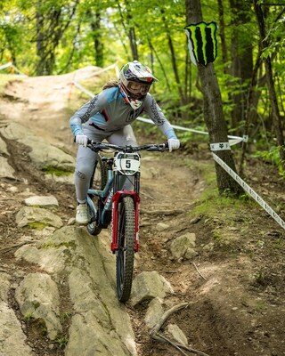 Monster Army’s Taylor Ostgaard Takes 2nd Place in the Pro Women's Division at the Monster Energy Downhill Pro in Mountain Creek, New Jersey