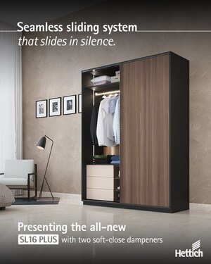 Hettich India Launches Seamless Silent Sliding with the All-New SlideLine 16 Plus
