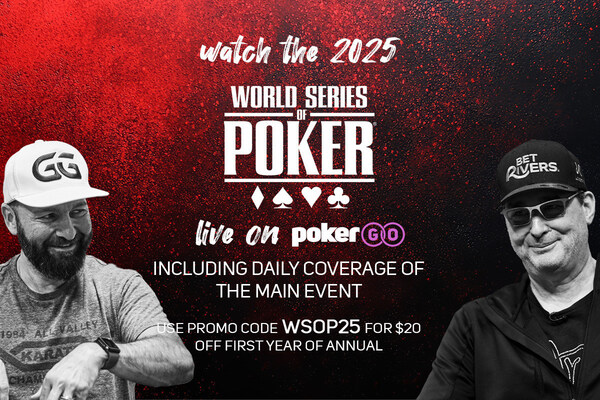 Watch the 2025 World Series of Poker® on PokerGO® Watch the 2025 World Series of Poker® on PokerGO®