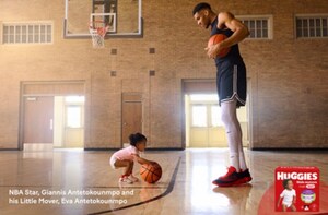 Giannis Antetokounmpo Teams Up with Huggies® to Launch New Little Movers® Diapers with HuggFit 360°
