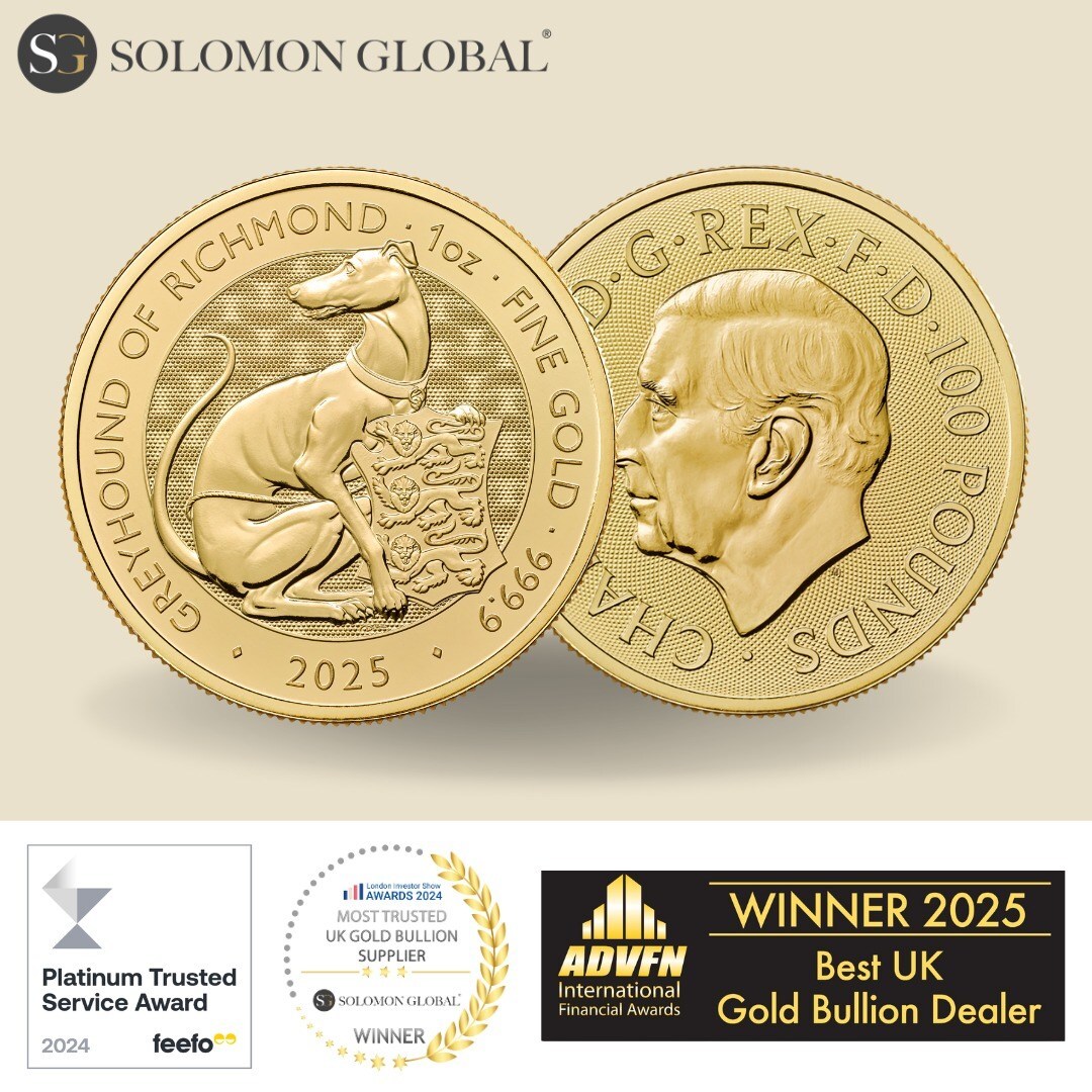 The Greyhound of Richmond Gold Coin Races to Join The Royal Tudor Beasts Collection