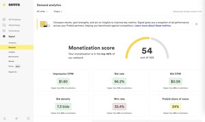 SOVRN INTRODUCES SIGNAL VITALS, A UNIQUE PROGRAMMATIC AND INVENTORY HEALTH DASHBOARD FOR PUBLISHER AD INVENTORY OPTIMIZATION