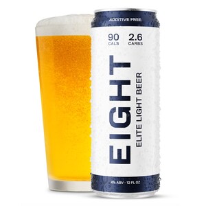Troy Aikman's EIGHT Elite Light Beer Launches New Slim Can, Reinforcing Brand's Commitment to Clean Ingredients and Thoughtful Design