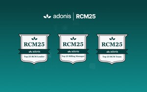 Adonis Launches RCM25: Award Program Seeks to Honor the Nation's Top 25 RCM Leaders, Billing Managers, and Teams