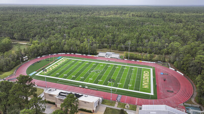 Pivot Performance Turf requires no performance infill and provides athletes with a grass-like surface.