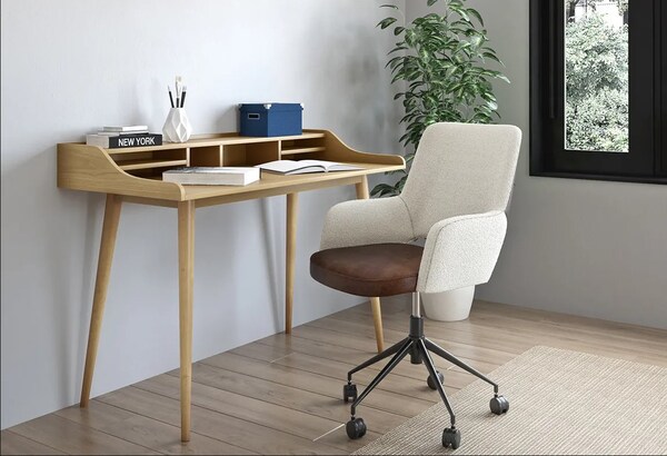 Euro Style Mid Century Writing Desk