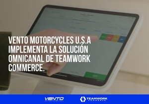 Vento Motorcycles U.S.A. adopts Teamwork Commerce's omnichannel retail technology to accelerate expansion in Mexico