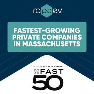 RapDev Recognized on Boston Business Journal's 2025 Fast 50 List for Third Consecutive Year