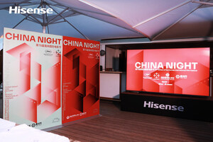 Hisense brilla en Cannes como socio de CHINA NIGHT