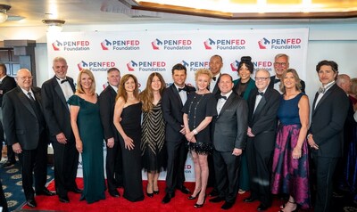 PenFed Foundation leaders with the stars and creators of SHEEPDOG at the PenFed Foundation Celebration of Service.