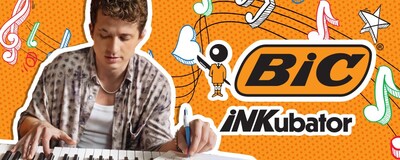 BIC and Charlie Puth launch “INKubator” music contest for aspiring songwriters spotlighting the BIC 4-Color Ballpoint Pen.