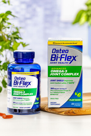 Osteo Bi-Flex® Now Features Plant-Based Omega-3s to Support Whole Body Health and Wellness