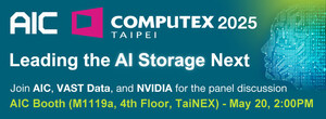 AIC Teams with VAST Data and NVIDIA to Bring Advanced AI Storage Solutions to Computex 2025