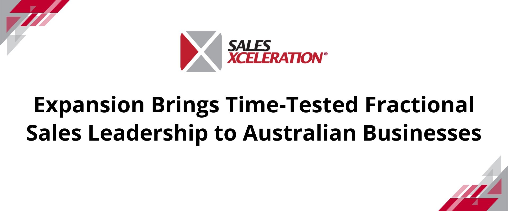 Expansion Brings Time-Tested Fractional Sales Leadership to Australian Businesses Seeking Scalable Growth Solutions