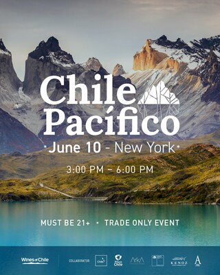 On June 10, Wines of Chile will host "Chile Pacífico," an exclusive trade event showcasing the country's finest wines, spirits, and seafood. For more information, visit https://wines-of-chile.idloom.events/chile-pacifico