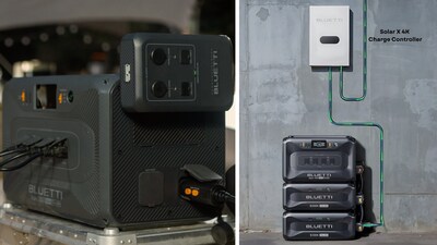 Apex 300 ecosystem accessories: Featuring the Hub D1 (left) for safe, easy DIY setup and the Solar X 4K for massive solar input capacity and rapid recharging. Apex 300 ecosystem accessories: Featuring the Hub D1 (left) for safe, easy DIY setup and the Solar X 4K for massive solar input capacity and rapid recharging.