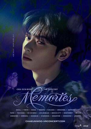 CHA EUN-WOO's First-Ever AMAZE VR Concert "MEMORIES" Launches Global Cinema Tour on June 18