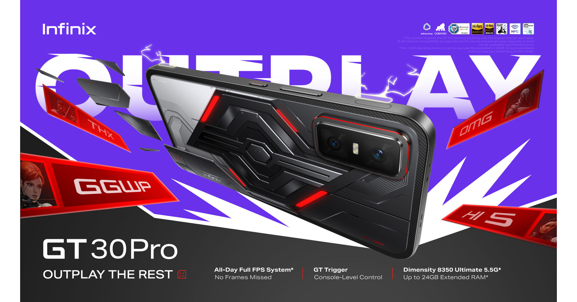 Infinix Launches GT 30 Pro: A Gaming Flagship Built to Carry with All-Day  Full FPS Performance