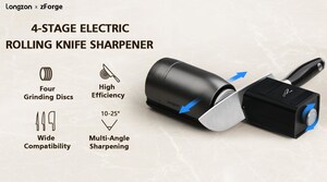 Longzon Unveils zForge Electric Rolling Knife Sharpener with Exclusive Deals on Amazon and TikTok Shop